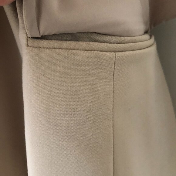 NWT*TAHARI BEIGE/SAND*FITTED*LINED JACKET BLAZER*Sz 6*$398*NEW - Picture 9 of 11
